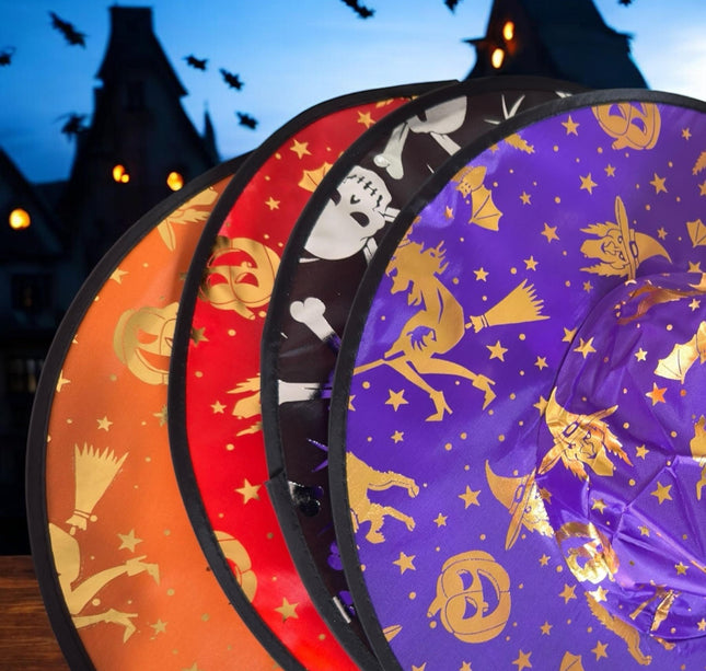 12 Sombreros Halloween Brijutas Decorados $15 c/u