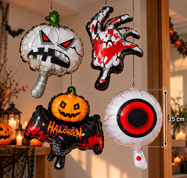 10 Globos Ch Halloween $3 c/u (modelos surtidos)