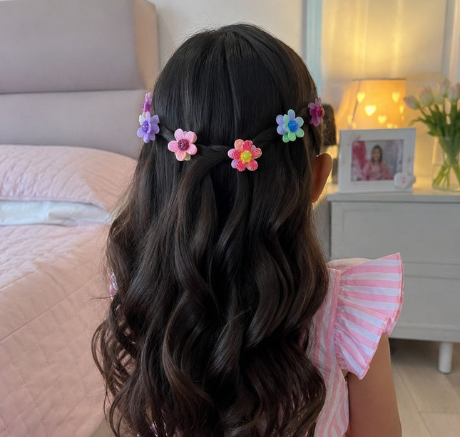 Exclusivo Tienda en linea 💥💎 12 Sets de 3 Pares de Mini Pnzas para el Cabello Flores Hermosas $13.33 c/u