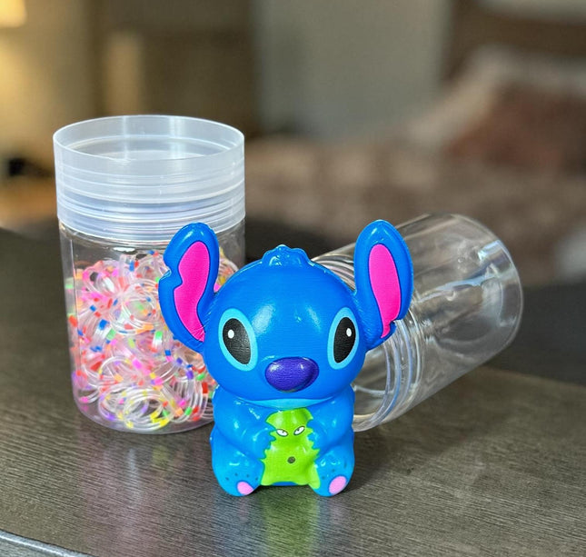 12 Botes Sticht de Ligas Dobles con Llavero Squish  $28 c/u