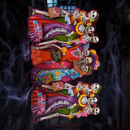 10 FIGURAS ADORNOS DIA DE MUERTOS $8 C/U