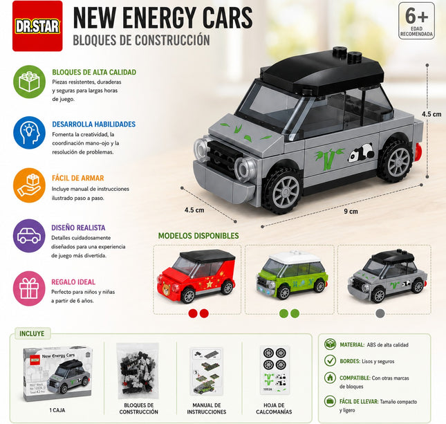 3 Carro para Armar Tipo Lego Diferentes Diseños $45 c/u