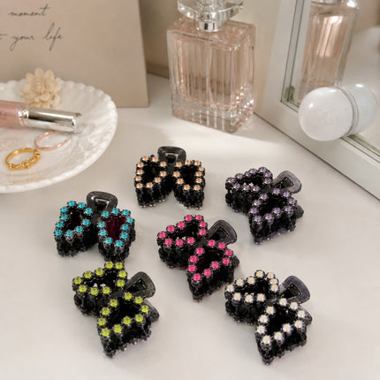 12 Pincitas Pedreria Colores para Cabello $4.2 c/u