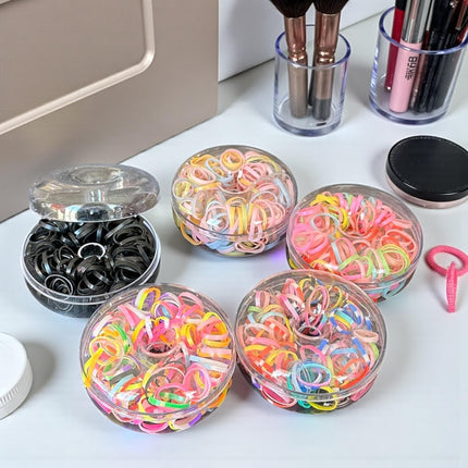 12 Estuches Donas con Ligas para Cabello $11.5 c/u