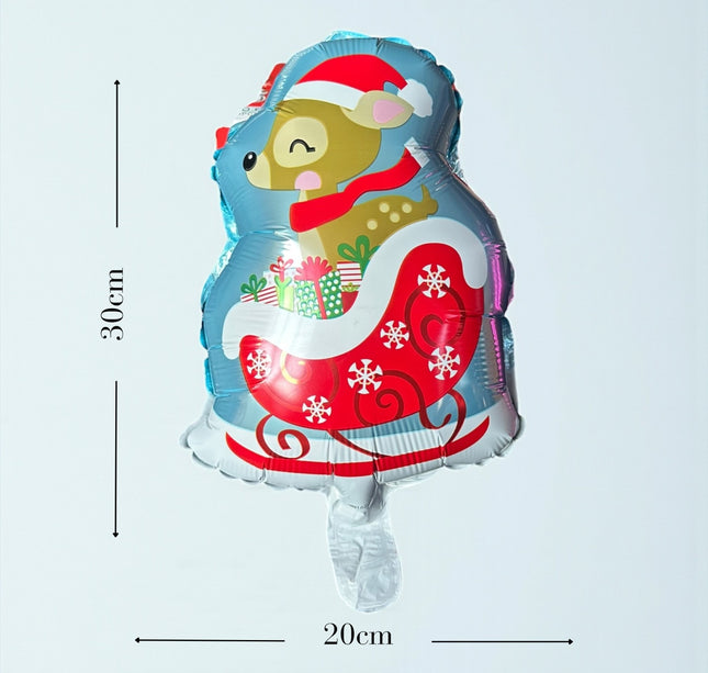 10 Globos Navideños Figuras $3 c/u