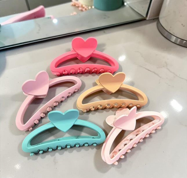 12 Pinzas Matte Grandes Diferentes Diseños $10.5 c/u