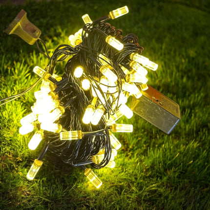 Serie de luz led calida Foco G 10 metros Decoracion Navideña