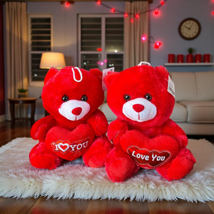 3 Oso de Peluche con Corazoncito Rosa/Rojo/Café/Beige $69 c/u