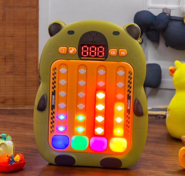 Capibara Pop It con Luz y Sonido