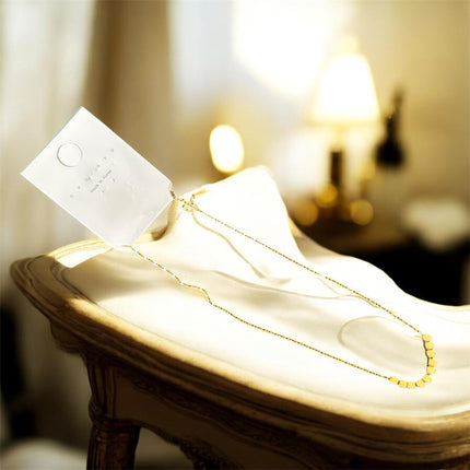 12 Collares Dorados Acero Inoxidable $9.5 c/u