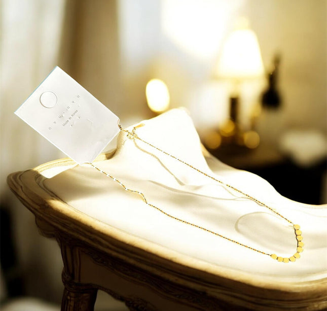 12 Collares Dorados Acero Inoxidable $9.5 c/u