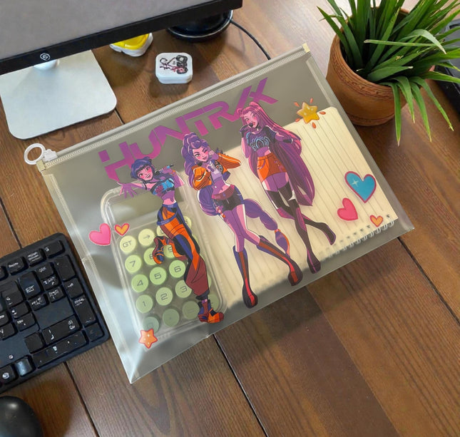 12 Folders Guerreras K-Pop con Abre Facil $10 c/u
