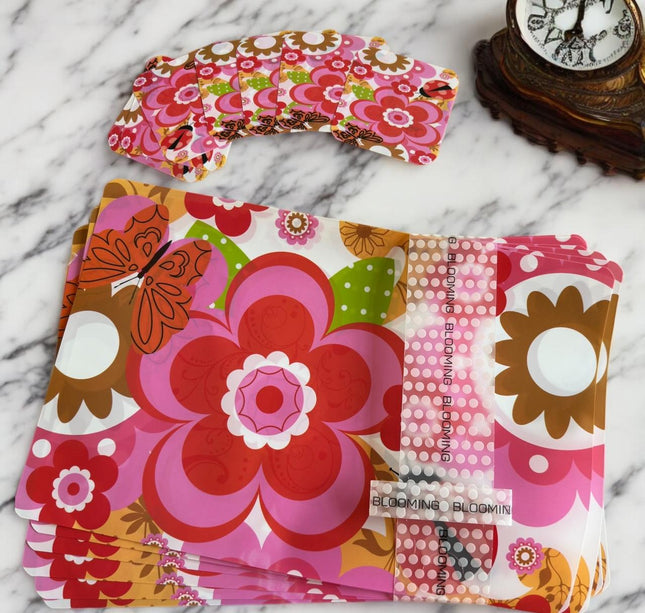 Set 6 Manteles de plastico y 6 Posavasos