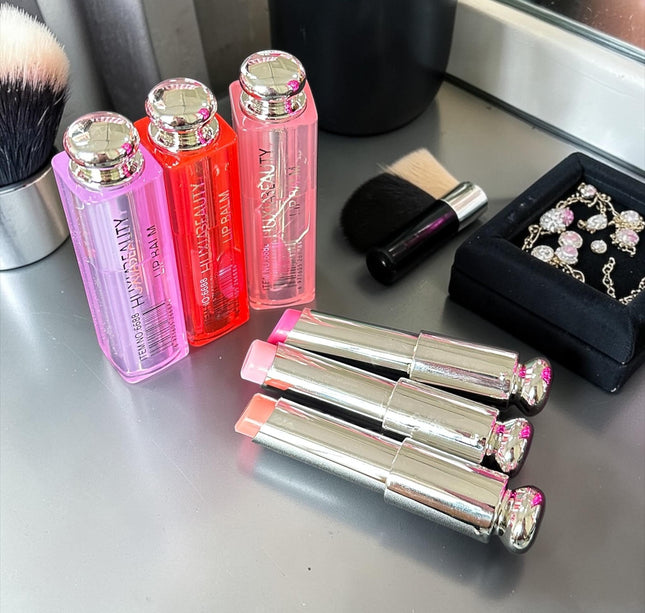 12 Balsamo Labial Huxia Beauty $13 c/u