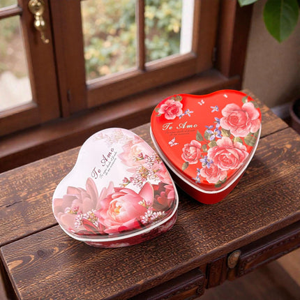 12 Cajita Corazón Decoradas $9 c/u