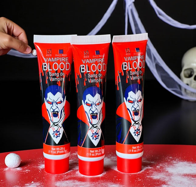 12 Sangre Falsa Vampiro Halloween $7.2 c/u
