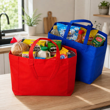 12 Bolsas Ecologicas Grandes Diferentes colores $7.95 c/u