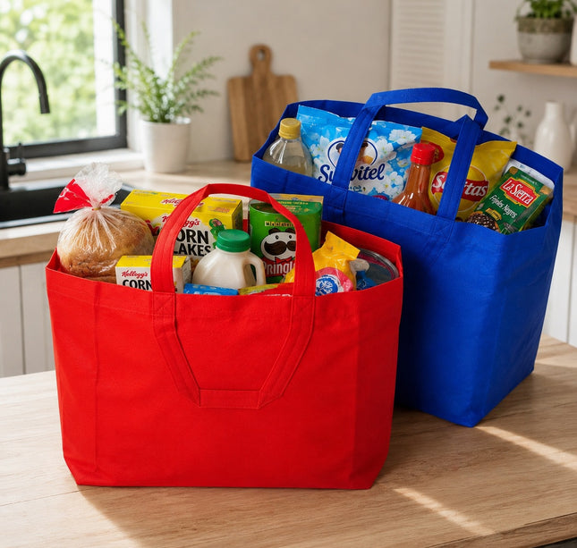 12 Bolsas Ecologicas Grandes Diferentes colores $7.95 c/u