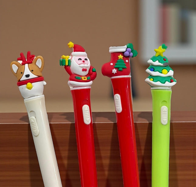 12 Plumas Figuras Navideñas con Luces $9.37 c/u