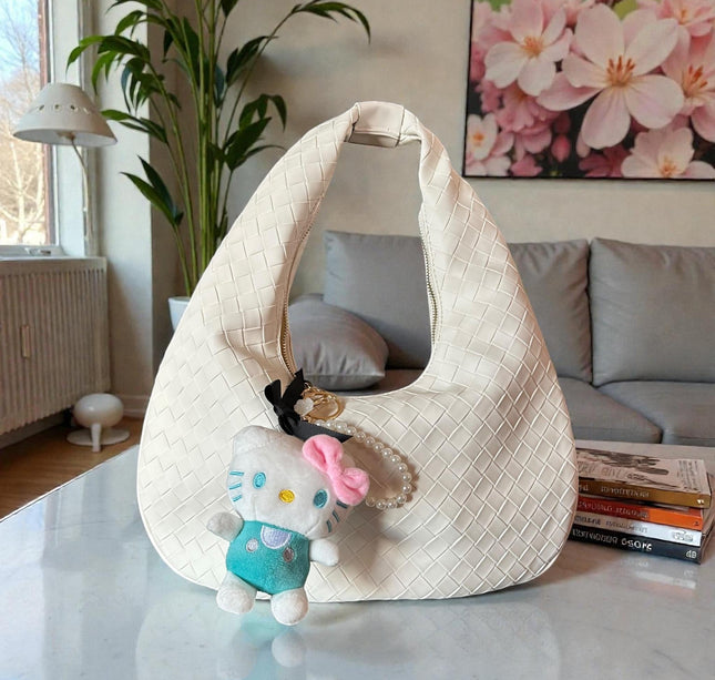 Llavero Kitty Perlas Peluche