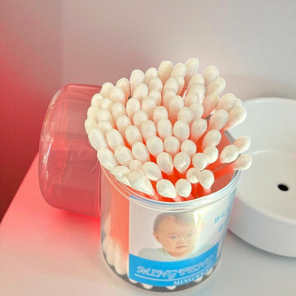 12 Cotonetes Estuche Colores $7.5 c/u