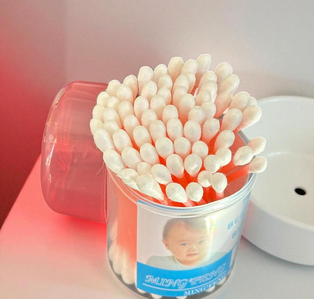 12 Cotonetes Estuche Colores $7.5 c/u