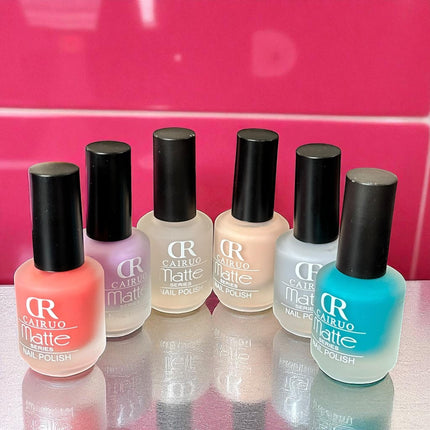 24 Esmaltes para uñas Matte "Cairuo" $12.9 c/u
