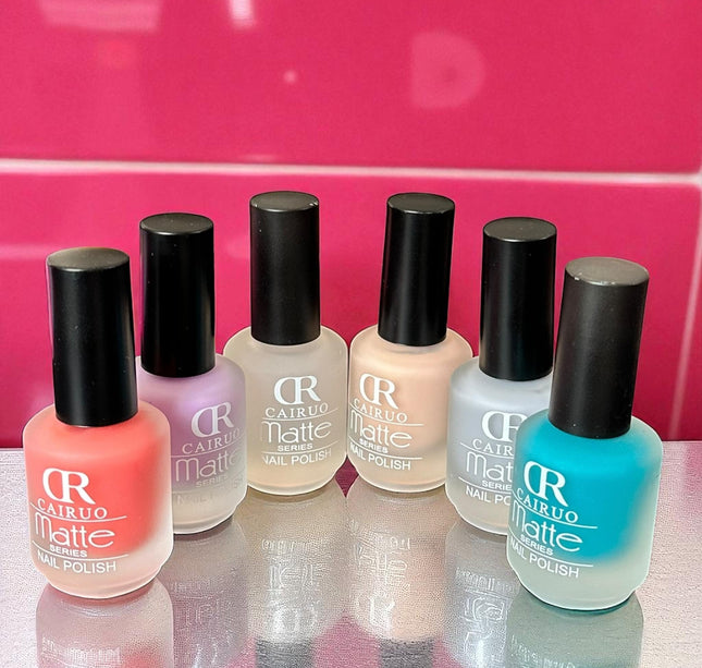 24 Esmaltes para uñas Matte "Cairuo" $12.9 c/u
