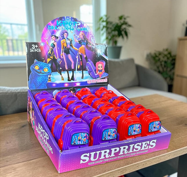 24 Mochilitas Guerreras K-Pop con Llavero sorpresa y Stickers $13.5 c/u