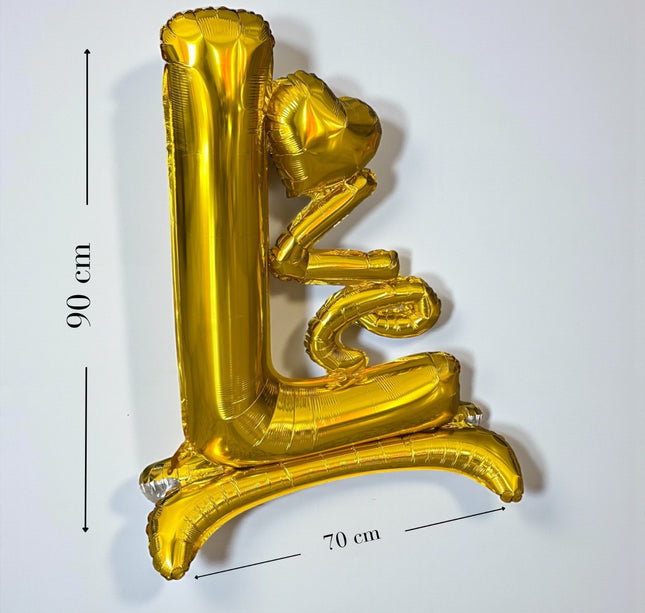 Globo "Love" Letras Doradas