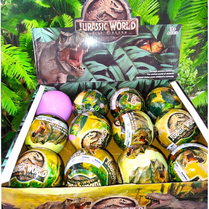 6 Bolitas Sorpresa con Figuras de Dinosaurio $36 c/u