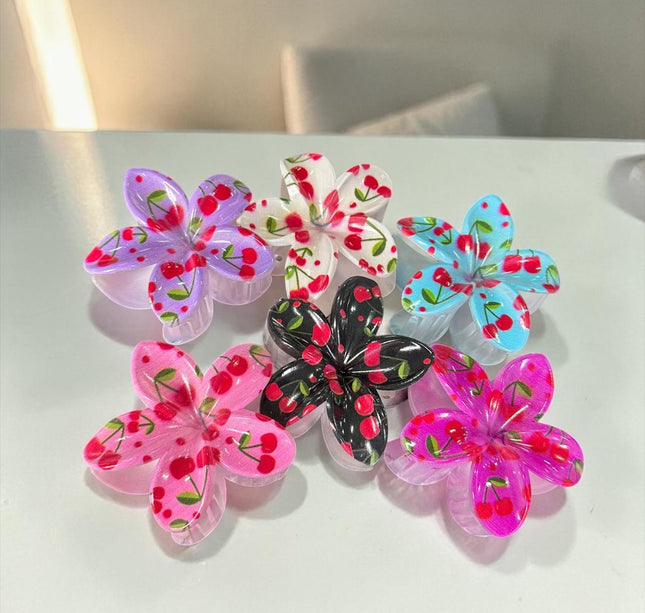 12 Pinzas Hawainas Cherry Lindas $8.5 c/u