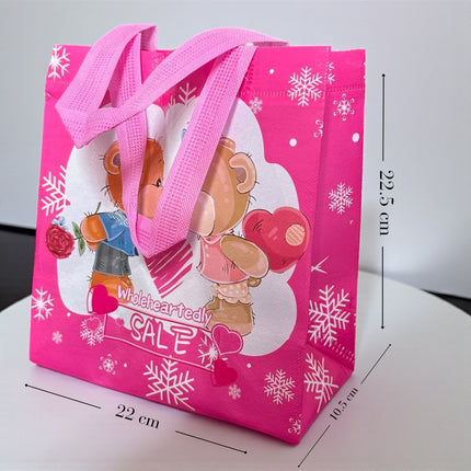 12 Bolsas Reutilizables Ositos "San Valentin" $5.9 c/u