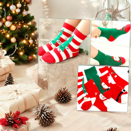 12 Calcetines Navideños $9.8 c/u