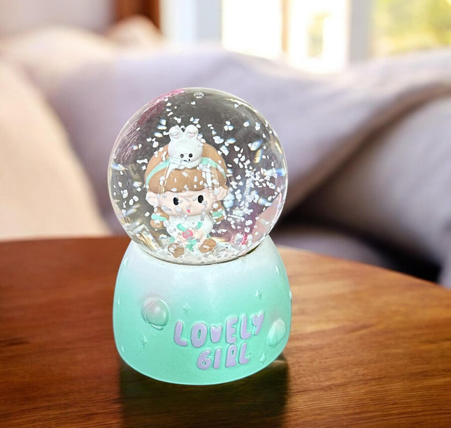 Bola de Cristal Mini Hermosa con Luz