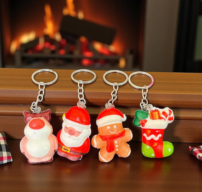 12 Squishie Llavero Navideño Ch $9.37 c/u