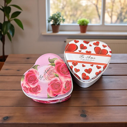 12 Cajita Corazón Decoradas $9 c/u