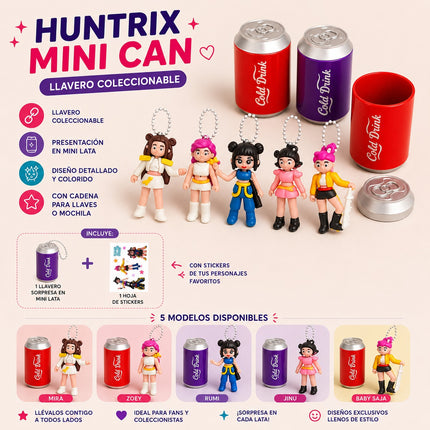 24 Botecitos Guerreras K-Pop Sorepresa con Llavero $12.5 c/u