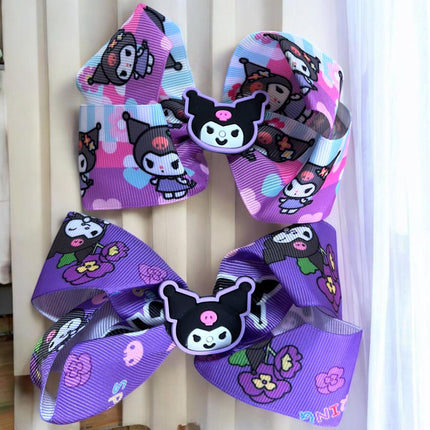 12 Moños Sanrio Dobles con Carita Hermosa $6.9 c/u