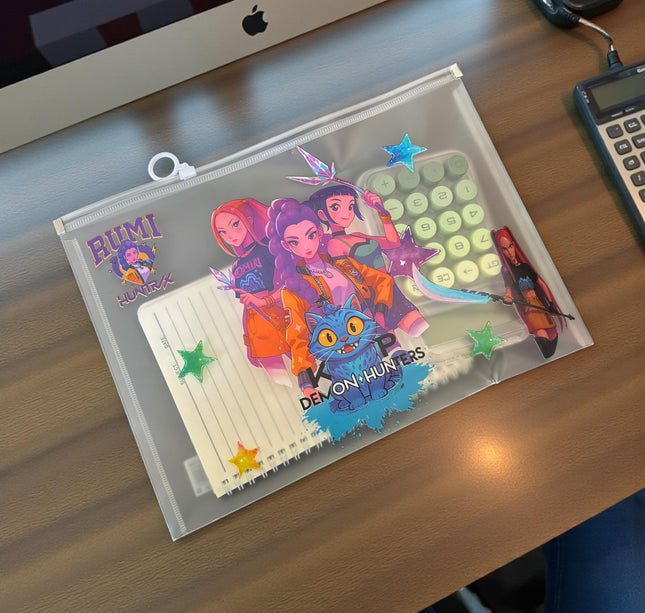 12 Folders Guerreras K-Pop con Abre Facil $10 c/u