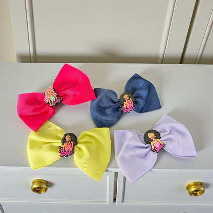 12 Moños Con Barbie Increíble $5.85 c/u