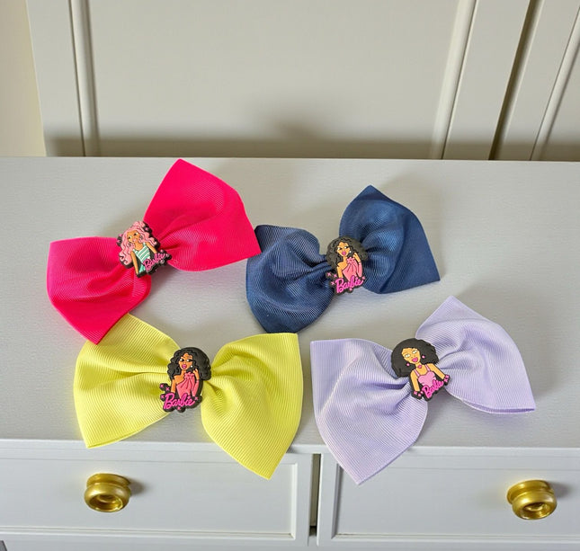12 Moños Con Barbie Increíble $5.85 c/u