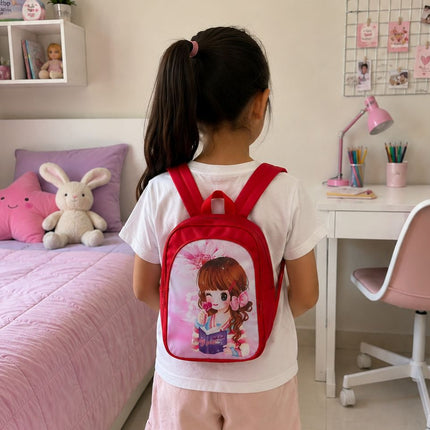 Mochila Escolar para Niños con Doble Compartimento