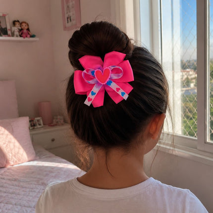 12 Moños Con Luz Corazones D $9.75 c/u