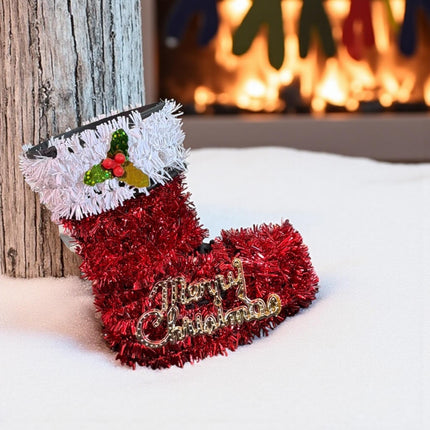 12 Botitas "Merry Christmas" Colores Navidad $23 c/u