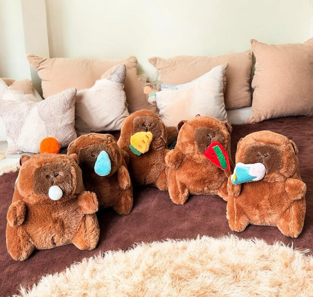 12 Llaveros Capibara con Accesorios $49 c/u
