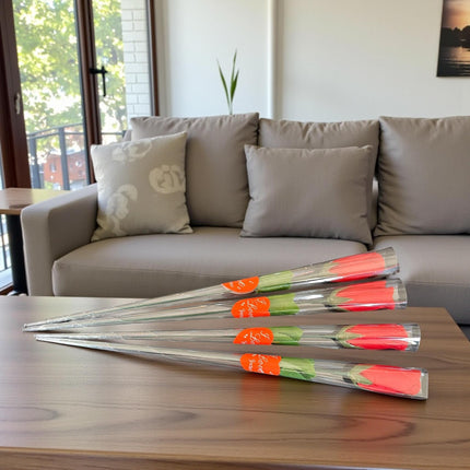 12 Rosas Individuales "San Valentin" $5.25 c/u