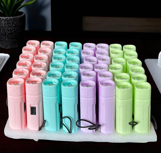 48 Linternas De mano Colores pastel $4.5 c/u