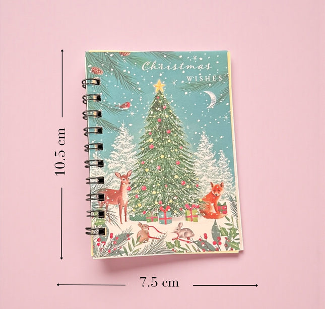 12 Libretitas Navideñas Santa con Lapicero $5.9 c/u