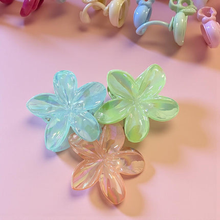 12 Pinzas Hawaiinas Cristalinas Hermosas $8.9 c/u